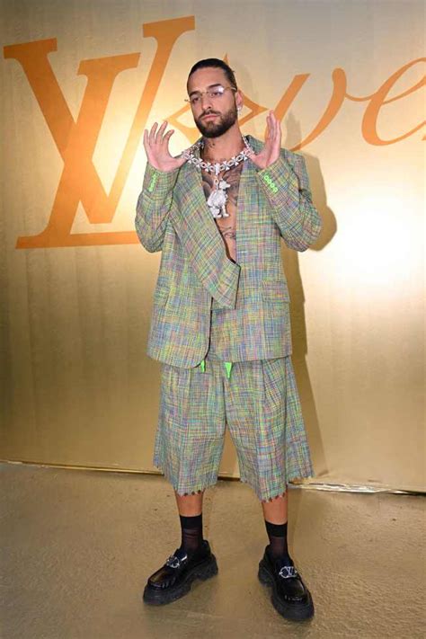 maluma louis vuitton|Maluma Goes Sheer in Socks & Loafers at Louis Vuitton Men’s .